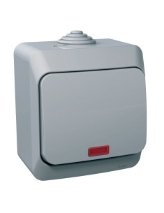 Cedar Plus - Łącznik krzyżowy z podświetleniem IP44 szary WDE000671 2