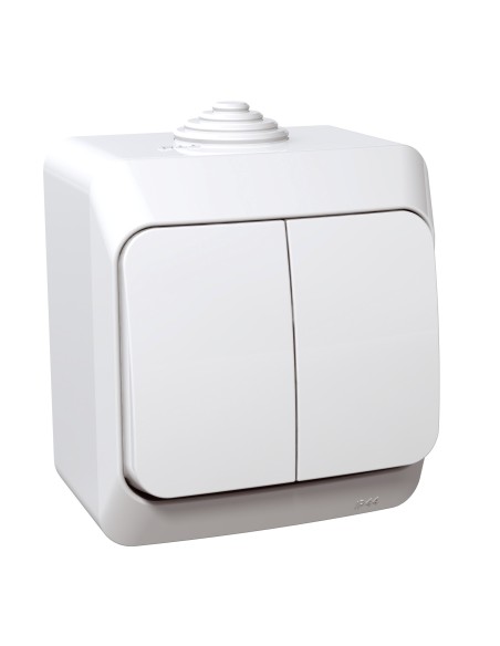 Cedar Plus - Łącznik świecznikowy IP44 biały WDE000550