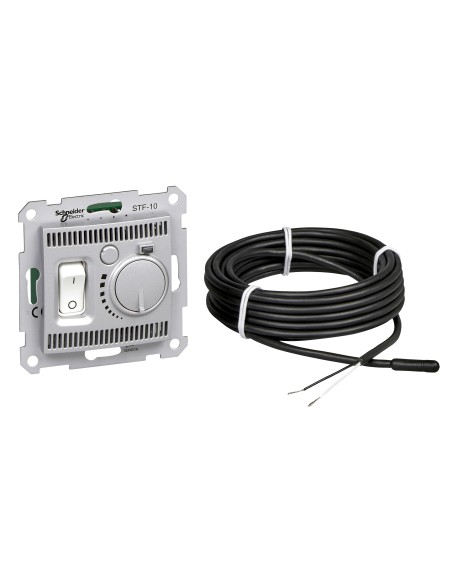 Sedna Regulator temperatury podłogowy aluminium SDN6000360