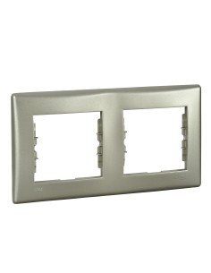 Sedna Ramka 2-krotna pozioma IP44 satyna SDN5810368 2