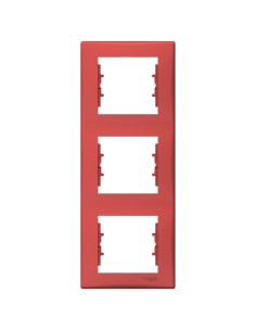 Sedna Ramka 3-krotna pionowa czerwony SDN5801341 2