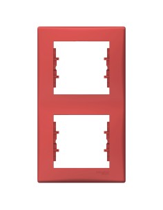 Sedna Ramka 2-krotna pionowa czerwony SDN5801141 2