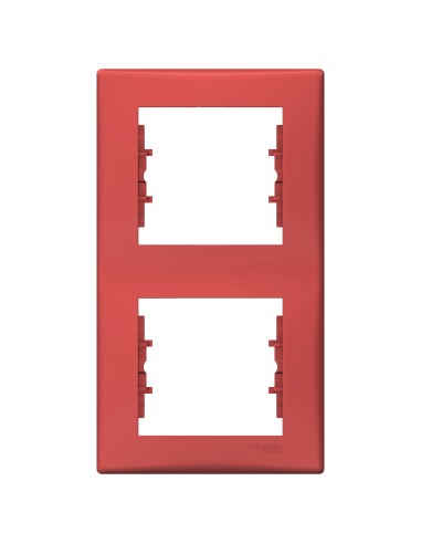 Sedna Ramka 2-krotna pionowa czerwony SDN5801141