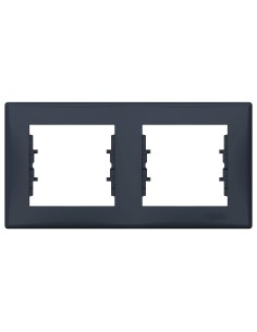 Sedna Ramka 2-krotna pozioma grafit SDN5800370 2