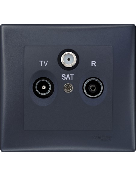 GNIAZ R/TV/SAT PRZEL GRAFIT SDN3501670