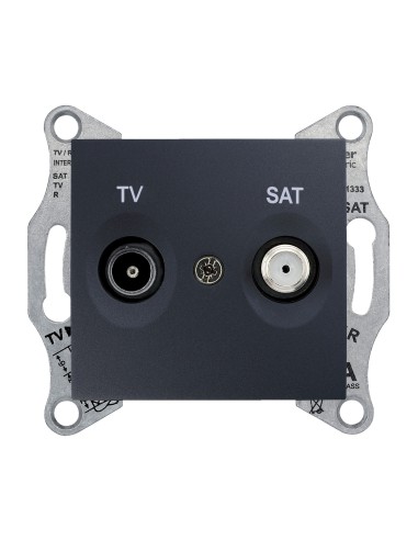 Sedna Gniazdo TV/SAT końcowe (1dB) grafit SDN3401670