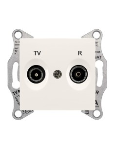 Sedna Gniazdo R/TV przelotowe (4dB) krem SDN3301823 2