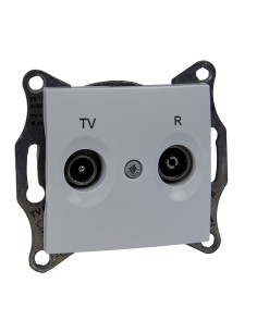 Sedna Gniazdo R/TV przelotowe (8dB) biały SDN3301321 2