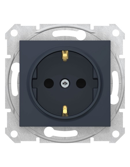 Sedna Gniazdo pojedyncze Schuko grafit SDN3000170
