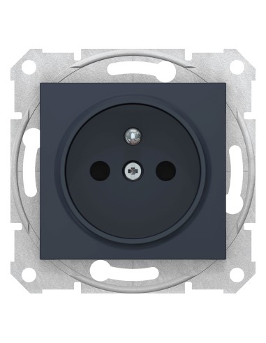 Sedna Gniazdo pojedyncze 2p+PE z przesłonami grafit SDN2800170