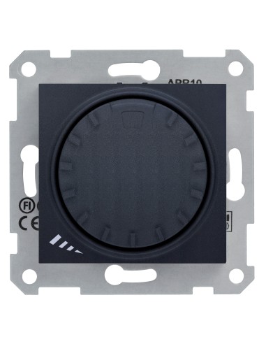 Sedna Ściemniacz z funkcją łącznika schodowego RL 40-1000W / 60-600W grafit SDN2200970