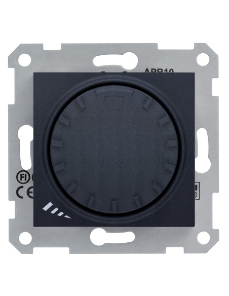 Sedna Ściemniacz z funkcją łącznika schodowego RL 40-1000W / 60-600W grafit SDN2200970