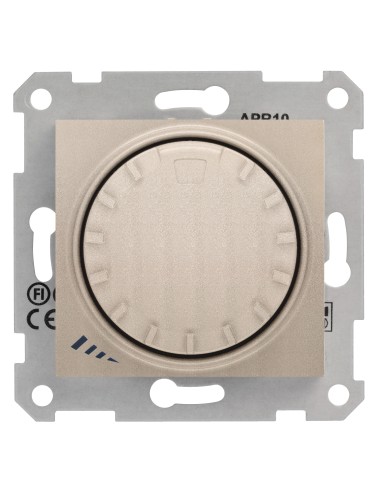 Sedna Ściemniacz z funkcją łącznika schodowego RL 40-1000W / 60-600W satyna SDN2200968