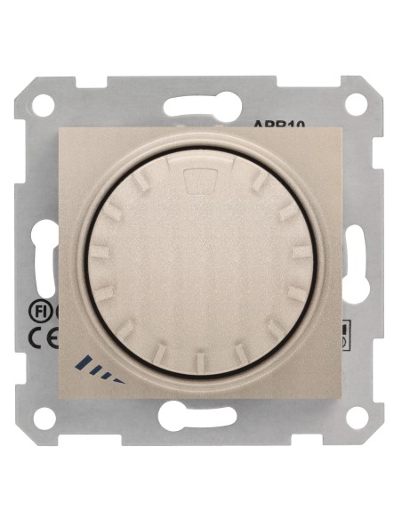 Sedna Ściemniacz z funkcją łącznika schodowego RL 40-1000W / 60-600W satyna SDN2200968