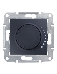 Sedna Ściemniacz z funkcją łącznika schodowego RC 25-325VA grafit SDN2200770 2