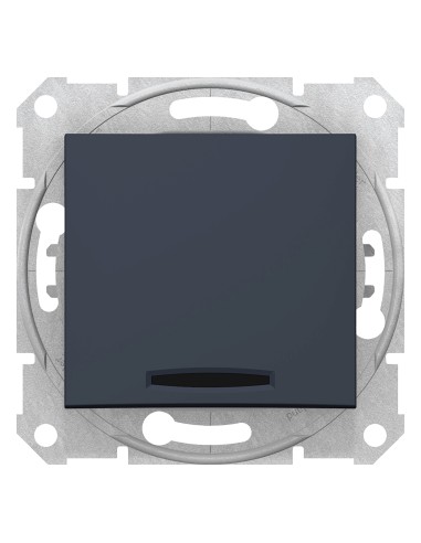 Sedna Przycisk z podświetleniem grafit SDN1600170