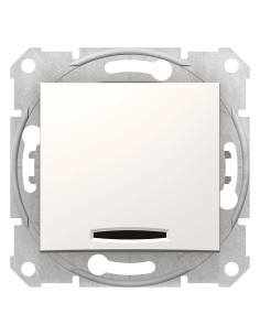 Sedna Łącznik 1-biegunowy z podświetleniem krem SDN1400123 2