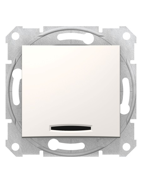 Sedna Łącznik 1-biegunowy z sygnalizacją załączenia krem SDN0400323