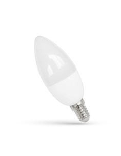 Żarówka LED świeczka E14 7W 620lm biała neutralna Spectrum WOJ14180 2