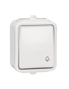 Cedar - Przycisk "dzwonek" IP44 biały WNT101C01 2