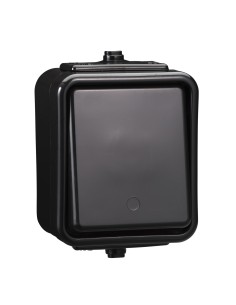 Cedar - Łącznik 1-biegunowy IP44 czarny WNT100C05 2