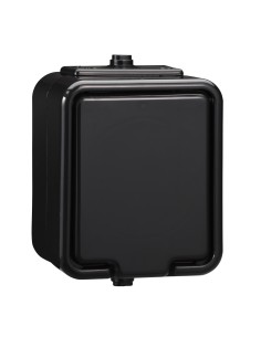 Cedar - Gniazdo pojedyncze 2P+PE IP44 czarny NT130H05 2