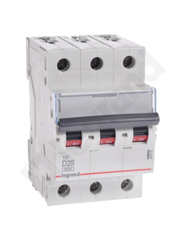 Wyłącznik nadprądowy 3P D 25A 6kA AC S303 TX3 403757