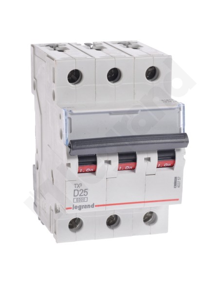 Wyłącznik nadprądowy 3P D 25A 6kA AC S303 TX3 403757
