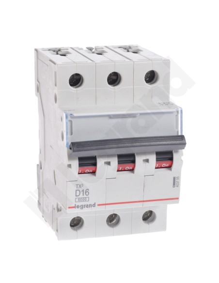 Wyłącznik nadprądowy 3P D 16A 6kA AC S303 TX3 403755