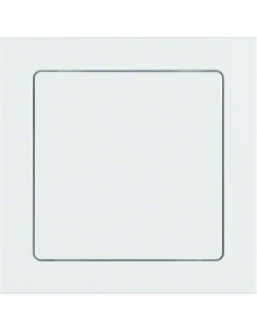 Q.3 System przywoławczy Zasilacz 24V z ramką, biały aksamit 52046099 Berker Hager