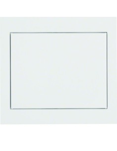 K.1 System przywoławczy Zasilacz 24V z ramką, biały połysk 52047009 Berker Hager