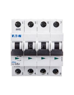 Wyłącznik nadprądowy 4P C 25A 15kA AC FAZ C25/4 279063
