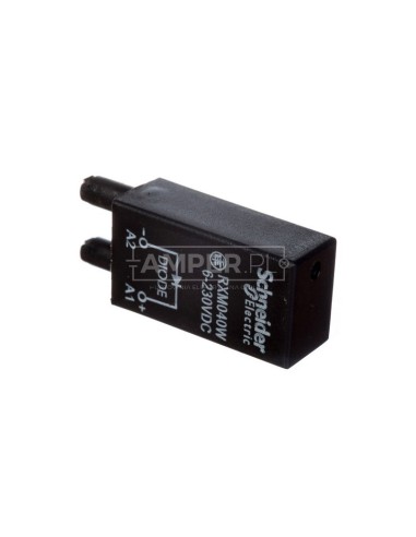 Moduł zabezpieczeniowy diode 6-250V AC do gniazda miniaturowego RXM RXM040W