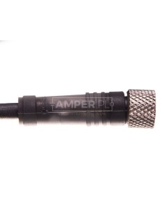 Złącze żeńskie M8 proste 3-pinowe kabel 2m PUR XZCP0566L2