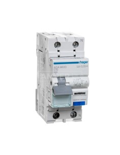 Wyłącznik różnicowo-nadprądowy 2P 10A C 0,03A typ A ADA960D