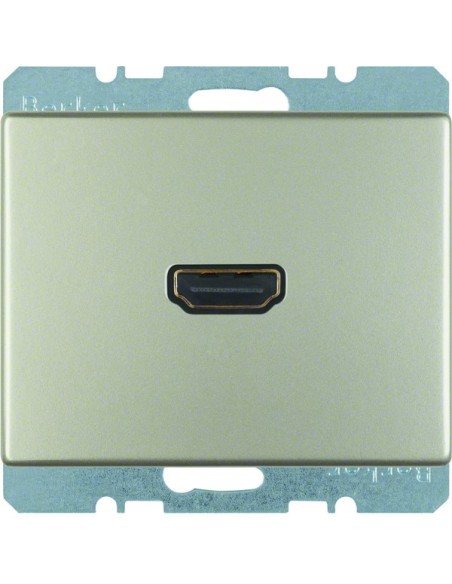 Arsys Gniazdo HDMI, stal szlachetna, lakierowany 3315429004 Berker Hager