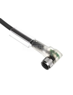 Kabel do czujnika 3P 5m wolny koniec przewodu gniazdo kątowe M8 SAC-3P-5,0-PUR/M 8FR-2L 1671085