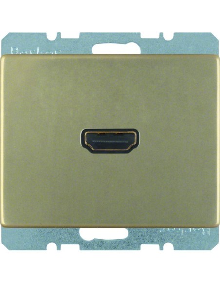 Arsys Gniazdo HDMI, jasny brąz, lakierowany 3315429011 Berker Hager