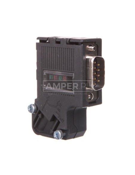 Wtyczka metalowa dla sieci PROFIBUS do 12 Mbit /s z prostym odprowadzeniem przewodów 6ES7972-0BA42-0XA0