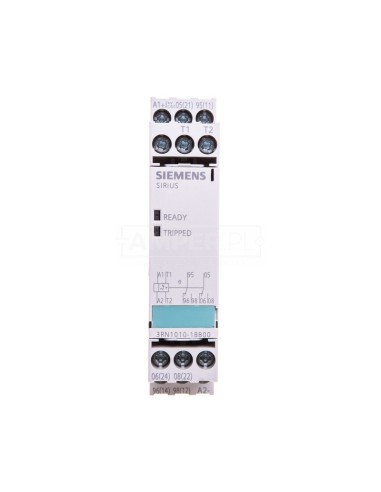 Zabezpieczenie termistorowe 1xPT 2P 24V AC/DC z resetem lokalnym 3RN1010-1BB00