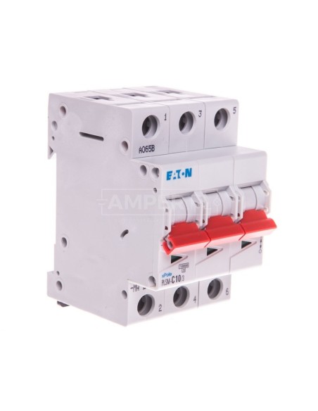 Wyłącznik nadprądowy 3P C 10A 10kA AC PLSM-C10/3-MW 242470