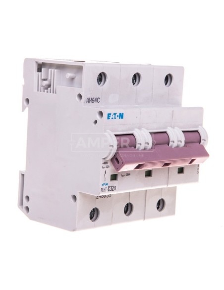 Wyłącznik nadprądowy 3P C 32A 25kA AC PLHT-C32/3 248035