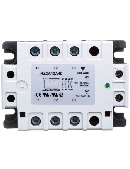 Przekaźnik półprzewodnikowy trójfazowe 24-440V AC 40A 24-275VAC/24-50VDC RZ3A40A40