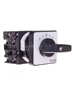 Łącznik krzywkowy 1-2 3P 20A do wbudowania z samoporotem do pozycji 0 T0-3-8228/E 015112