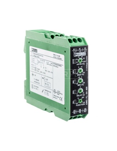 Przekaźnik kontroli napięcia 3-fazowy 2P 280-520V AC EMD-FL-3V-400 2866064