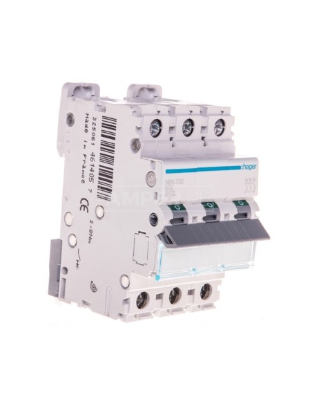 Wyłącznik nadprądowy 3P B 32A 10kA AC NBN332