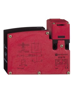 Wyłącznik krańcowy bezpieczeństwa 1Z 1R zestyk wolnoprzełączający blokada magnetyczna 24V AC/DC PREVENTA XCSTE5312