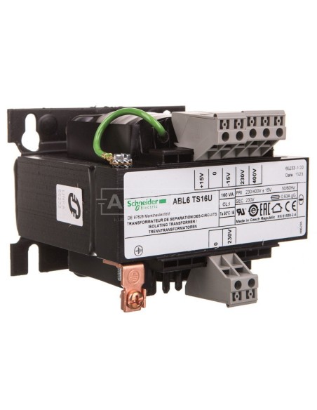 Transformator 1-fazowy 160VA 230(400)V/230V ABL6TS16U