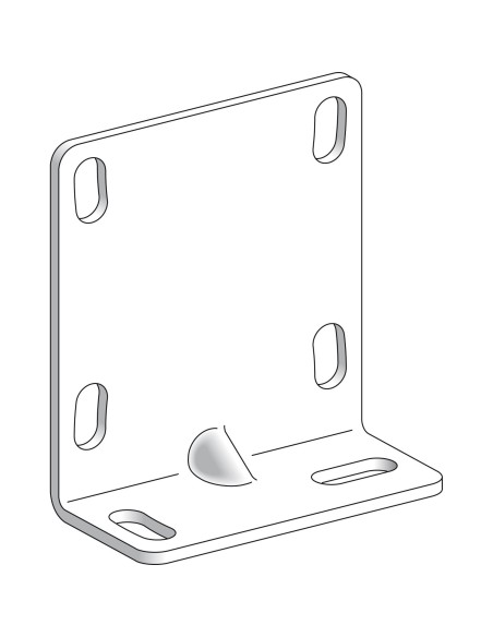 Akcesoria czujnika , XUM, uchwyt montażowy mocowany z boku, metalowy XUZAM04