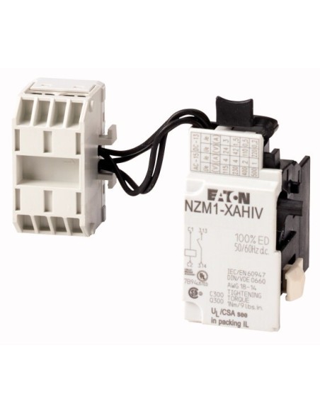 Wyzwalacz wzrostowy ze stykiem 1Z HIV 380-440V AC/DC NZM1-XAHIV380-440AC/DC 259784